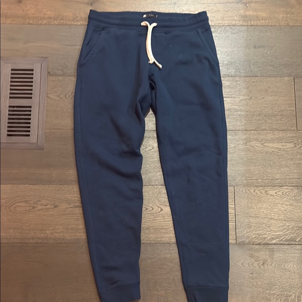 Simons LE 31 Blue Sweatpants with Tapered Legs and Elastic Waistband Medium